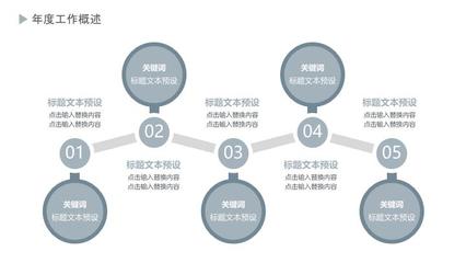 灰白時(shí)尚，創(chuàng)意無(wú)限 冬季工作總結(jié)與企業(yè)營(yíng)銷策劃匯報(bào)